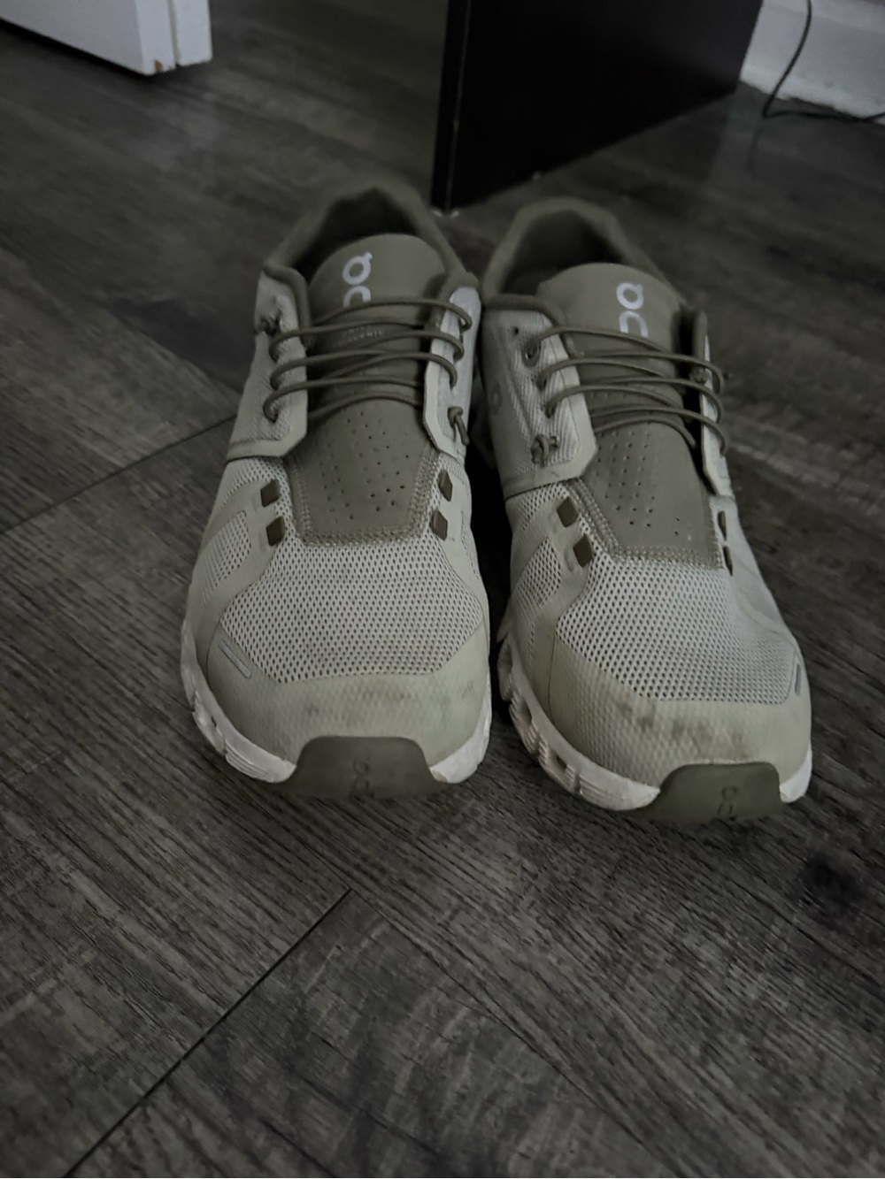 On Cloud Men’s Athletic Shoes in Olive Green